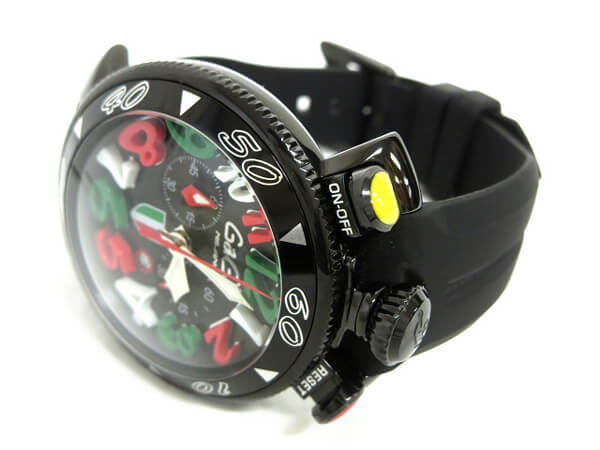 ■ガガミラノコピー マニュアーレ48mm クロノ 6054.LE.IT.LEAGUE